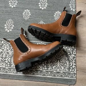 Blundstone Women's Original High Top Chelsea Boots, Camel, Size 7.5 (4.5 AU)